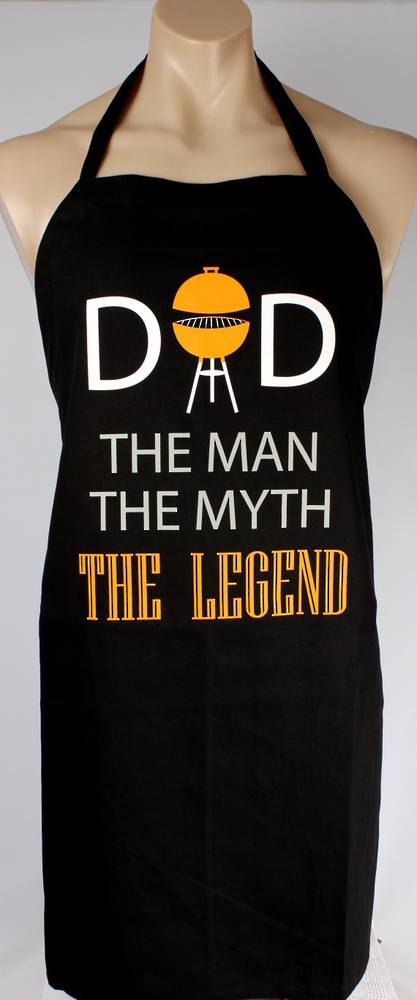 Awesome Aprons 'Dad The Legend' Code: APR-BBQ/DAD. NEXT AVAILABLE 2019