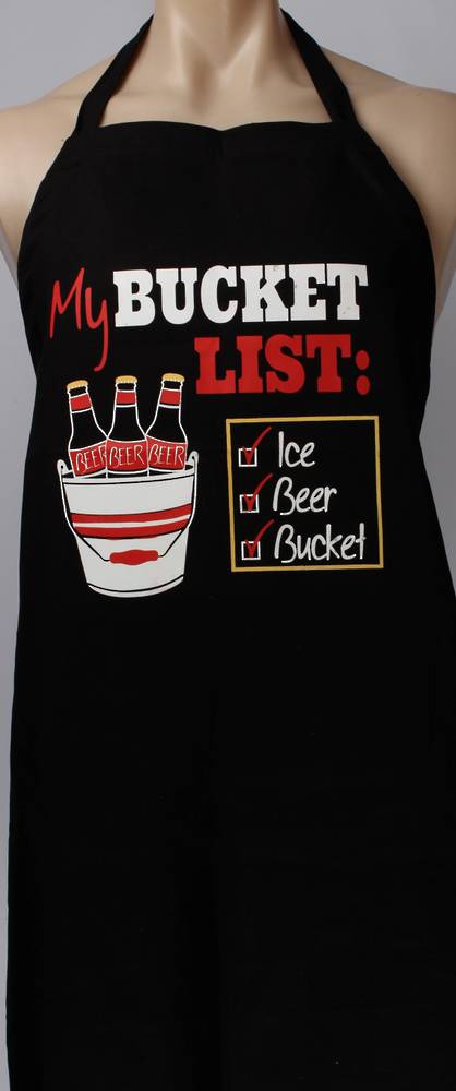 Awesome Aprons 'Bucket list' Code: APR-BBQ/BUC