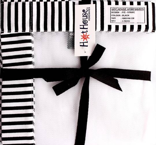 Food cover stripe black Code: F/C-STR/BLK